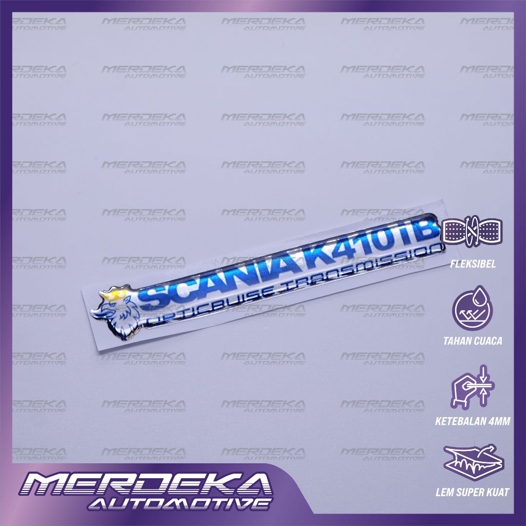 Jual Emblem logo scania k410ib / emblem timbul scania k410ib / sticker ...