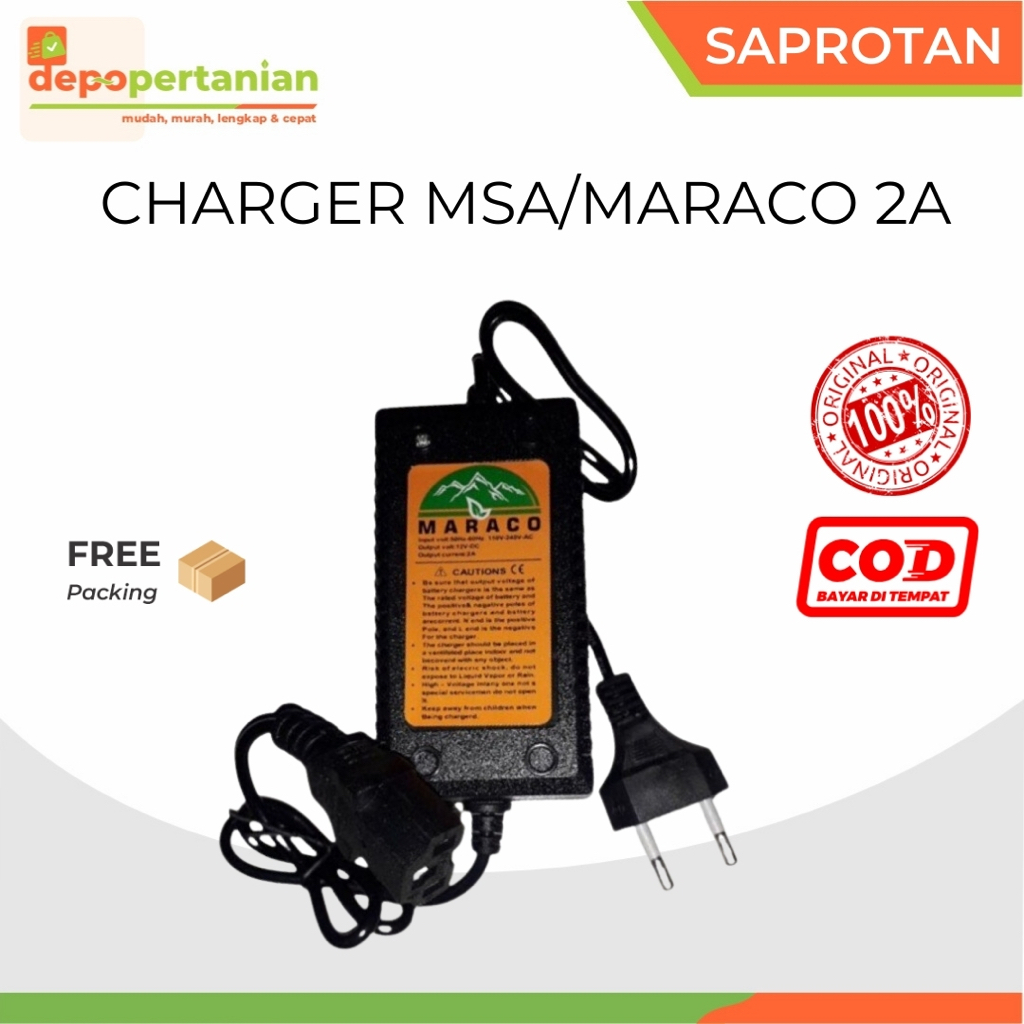 Jual Depo Pertanian - Charger Sprayer Elektrik Maraco 12V 2A Cas Tangki ...