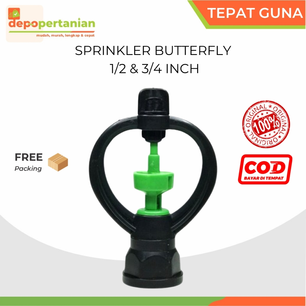 Jual Depo Pertanian - Sprinkler Butterfly 1/2 & 3/4 Inchi Springkler ...