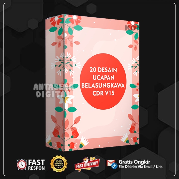 Jual 20 desain ucapan belasungkawa coreldraw cdr v15 shopee indonesia