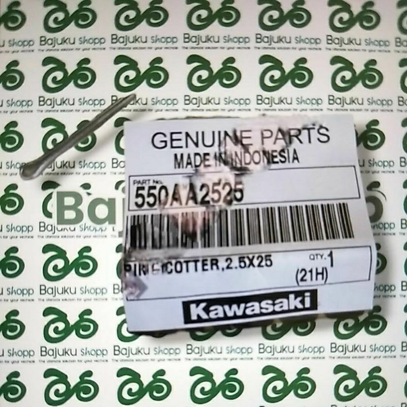 Jual pin cotter coter as roda w175 w 175 KLX 150 KLX150 original KMI ...