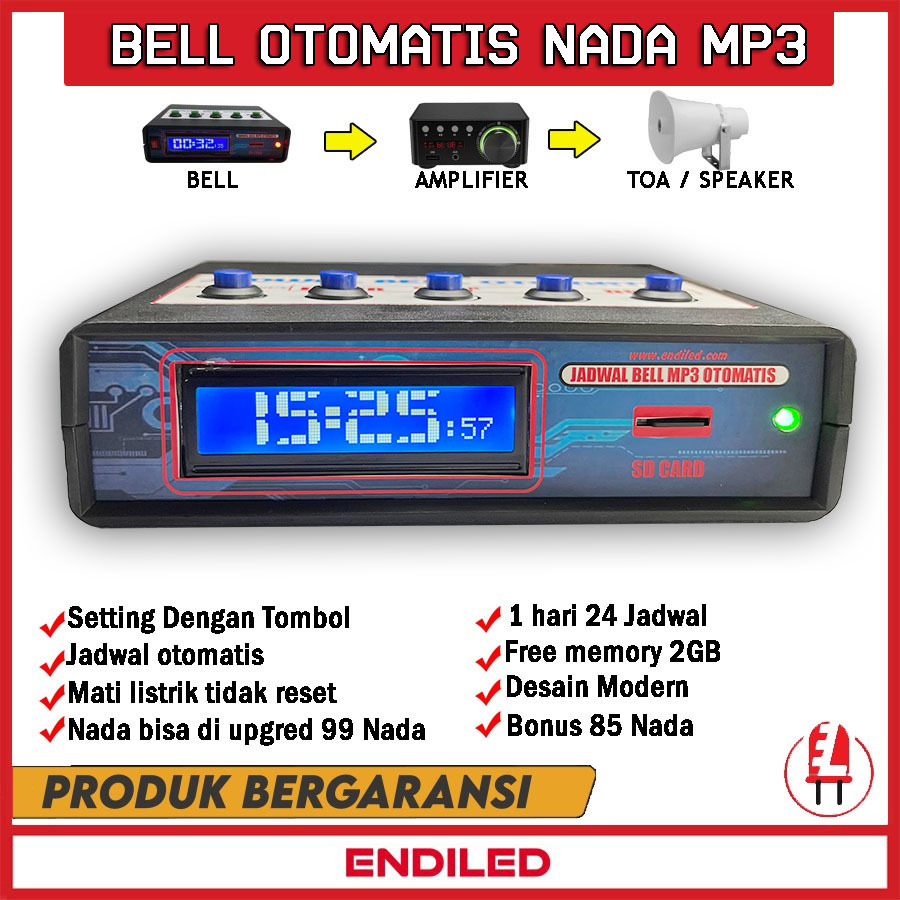 Jual Bell sekolah otomatis mp3 | Shopee Indonesia