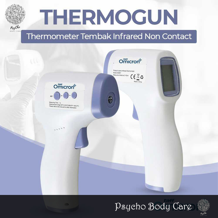 Jual Thermogun Thermometer Tembak Suhu Badan Infrared - AD801 ORIGINAL ...