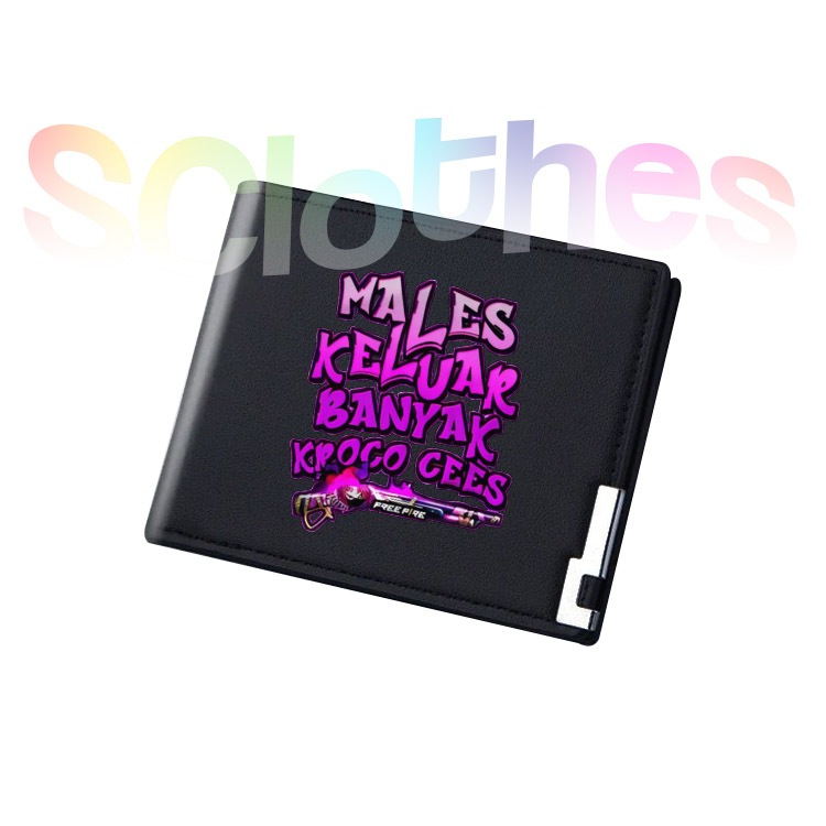 Jual Dompet Free Fire Males Keluar Banyak Kroco Cees Versi SG Rapper ...