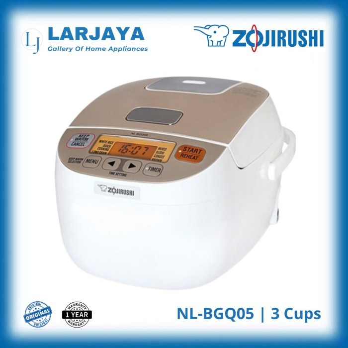 Jual Rice Cooker Zojirushi 0.5 Liter 3 Cups NLBGQ05 Penanak Nasi