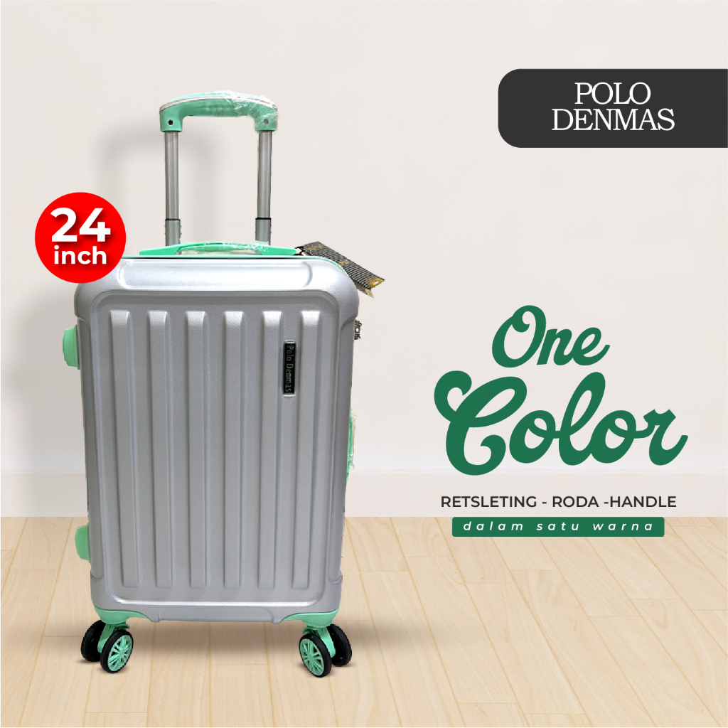 Jual KOPER 24INCH/KOPER FIBER/TAS RODA PUTAR POLO DENMAS PREMIUM ORI ...