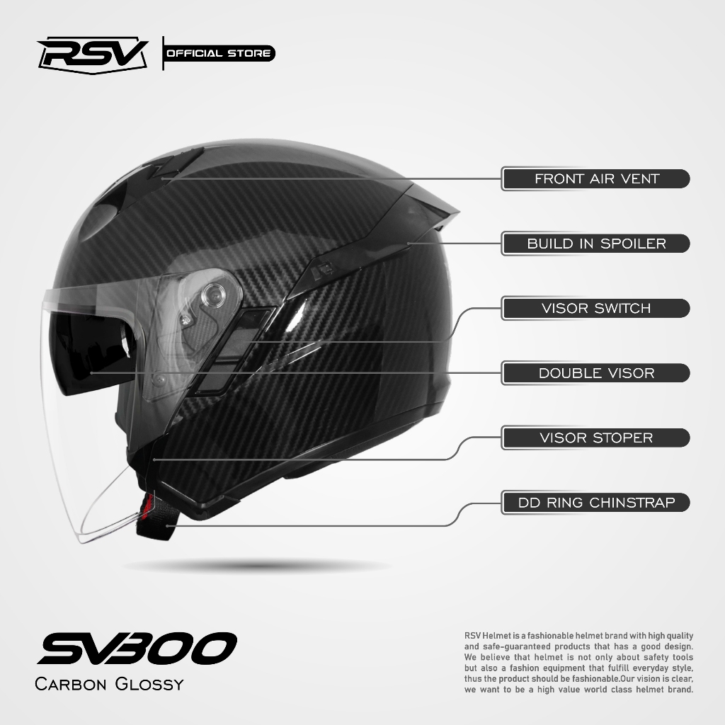 Jual Helm Rsv Terlengkap & Harga Terbaru Juli 2026 | Shopee Indonesia