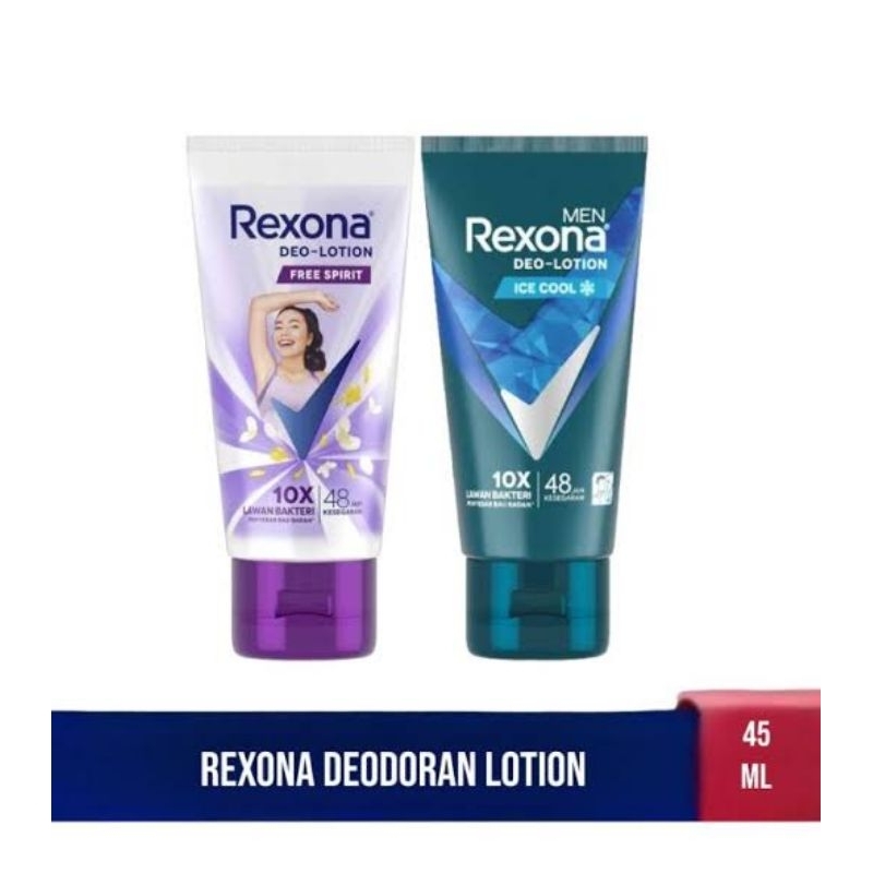 Jual REXONA Deo Lotion Cool/Free Spirit 45mL | Shopee Indonesia