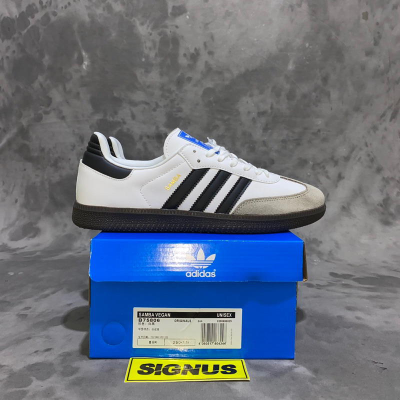 Jual (SIGNUS) Ad!das Samba OG White Black | Shopee Indonesia