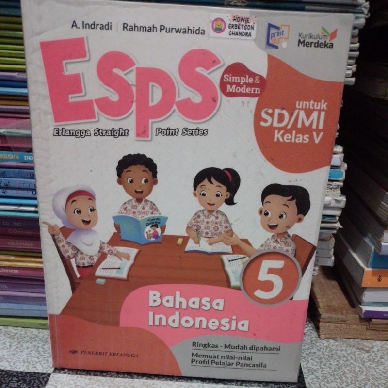 Jual BUKU ESPS BAHASA INDONESIA KELAS 5-V SD KURIKULUM MERDEKA | Shopee ...
