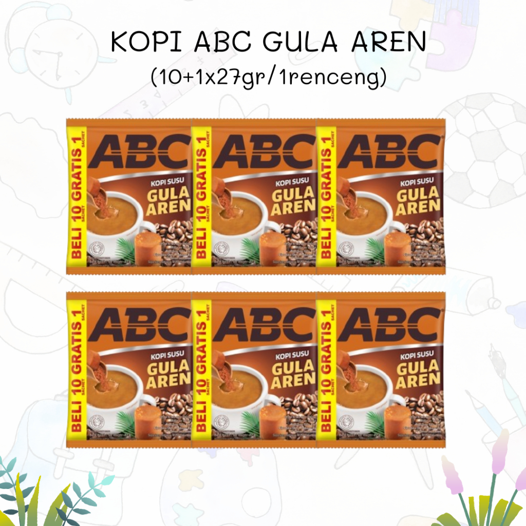 Jual ABC Kopi Susu Gula Aren 10+1x27gr (Renceng) | Shopee Indonesia