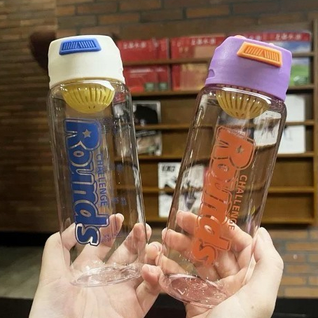 Jual Botol Minum Unik Botol Minum Lucu Rounds Simple Kapasitas 500ml ...