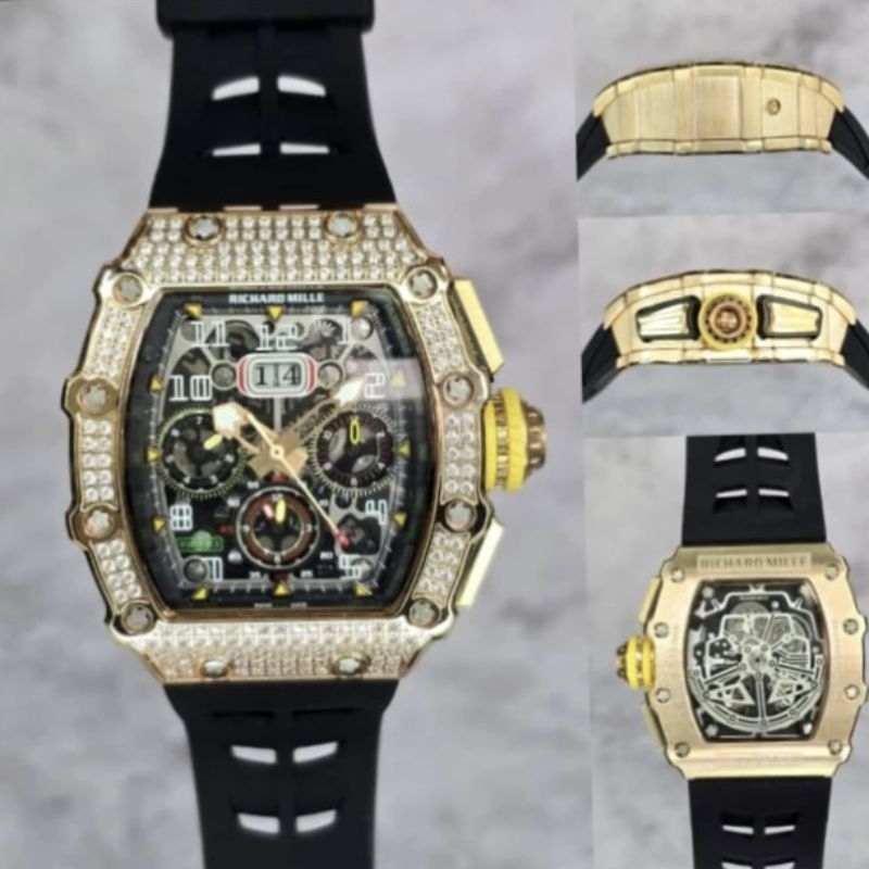 Jual Man's Watch jam tangan pria super mewah RICHARD MILLE atomatic