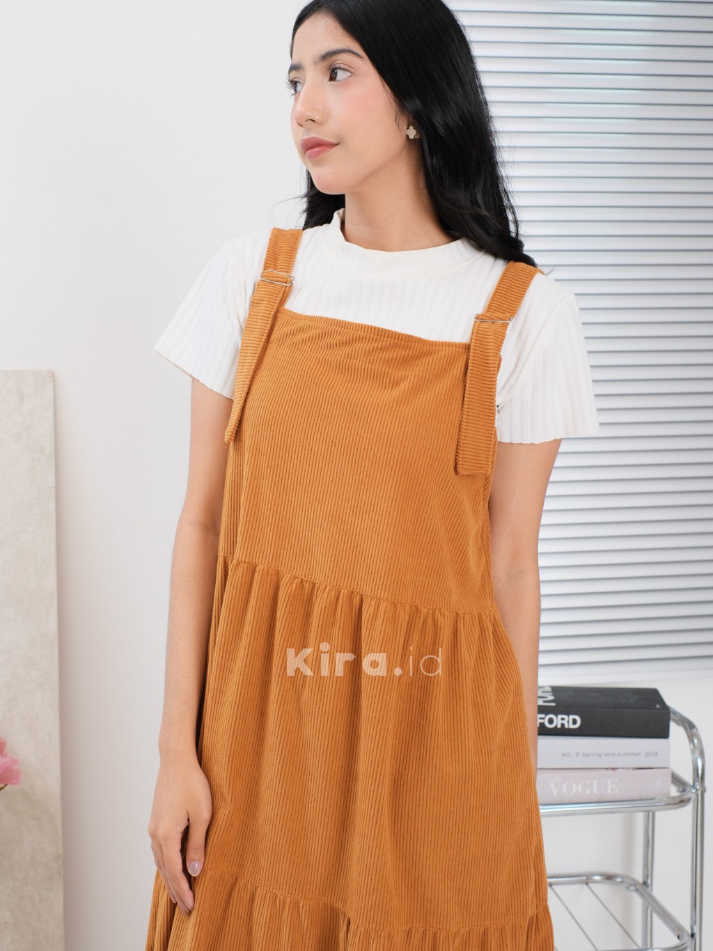 Jual KIARA OVERALL ROK SUSUN BKK CURDORY CORDUROY TALI ADJUSTABLE MODEL ...