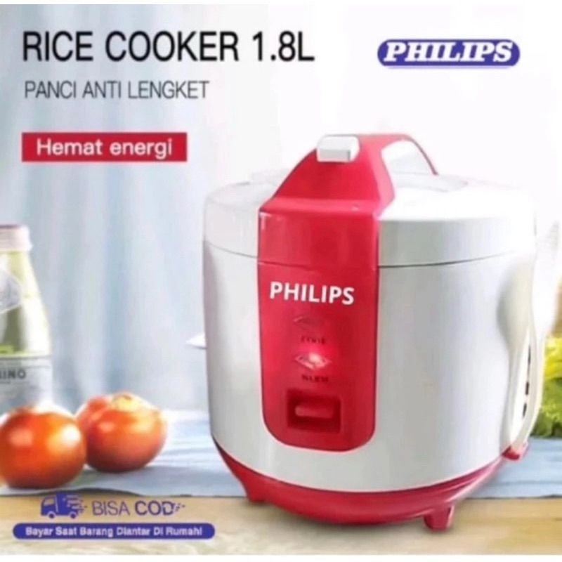 Jual PHILIPS 2L Rice Cooker HD3119/32 - 400 watt, Penanak Nasi Analog ...