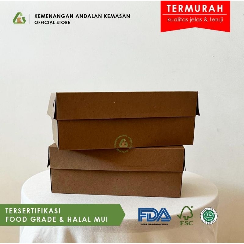 Jual Dus Roti Bakar / Box Roti Bakar / Kotak Roti P21,L9,5 T7,8 / Box ...