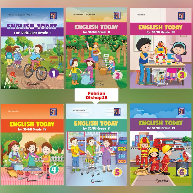 Jual BUKU ENGLISH TODAY SD/MI KELAS 1 2 3 4 5 6 KURIKULUM MERDEKA ...