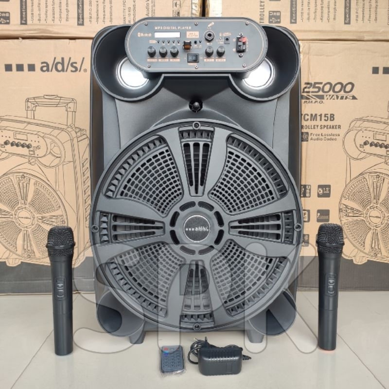 Jual Speaker ADS 15 inch TCM 15B Bluetooth Original | Shopee Indonesia