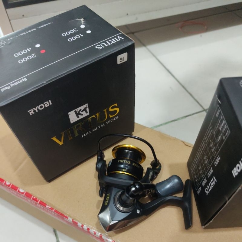 Jual Reel ryobi virtus 2000,3000 power handle | Shopee Indonesia