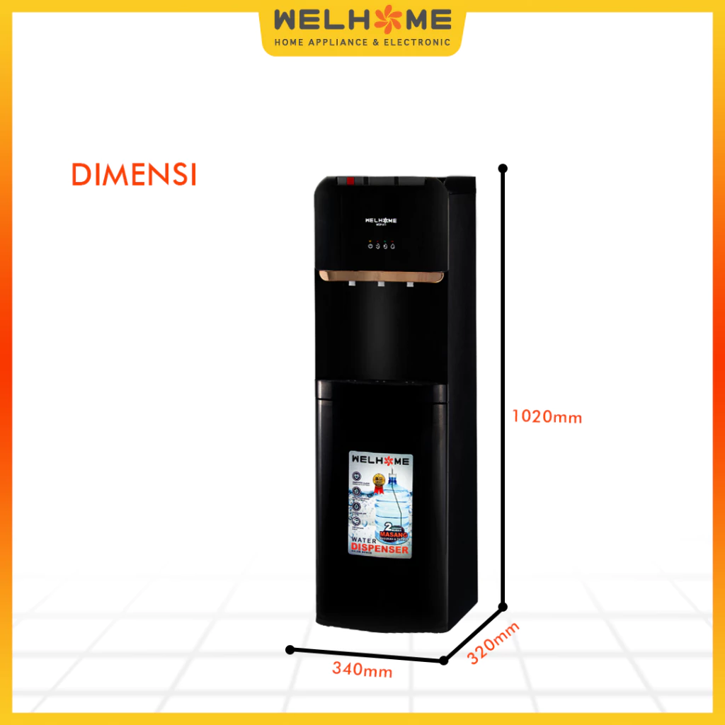 dispenser galon bawah welhome