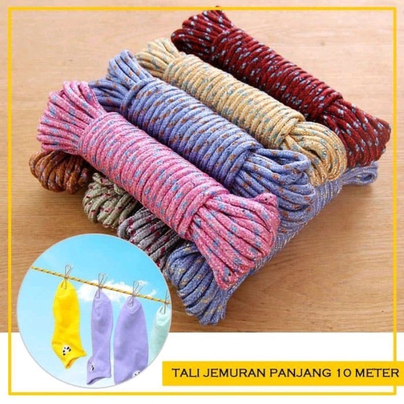 Jual Tali Jemuran Baju Nylon | Ikat Tambang Nilon Kemah Camping Rafting ...