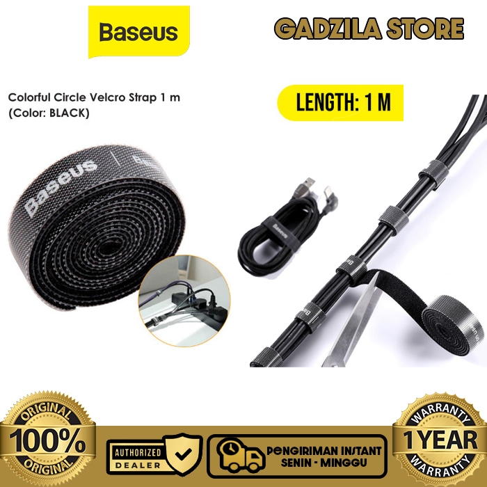 Jual BASEUS VELCO STRAP CABLE ORGANIZER PENGIKAT PEREKAT KABEL HOLDER ...