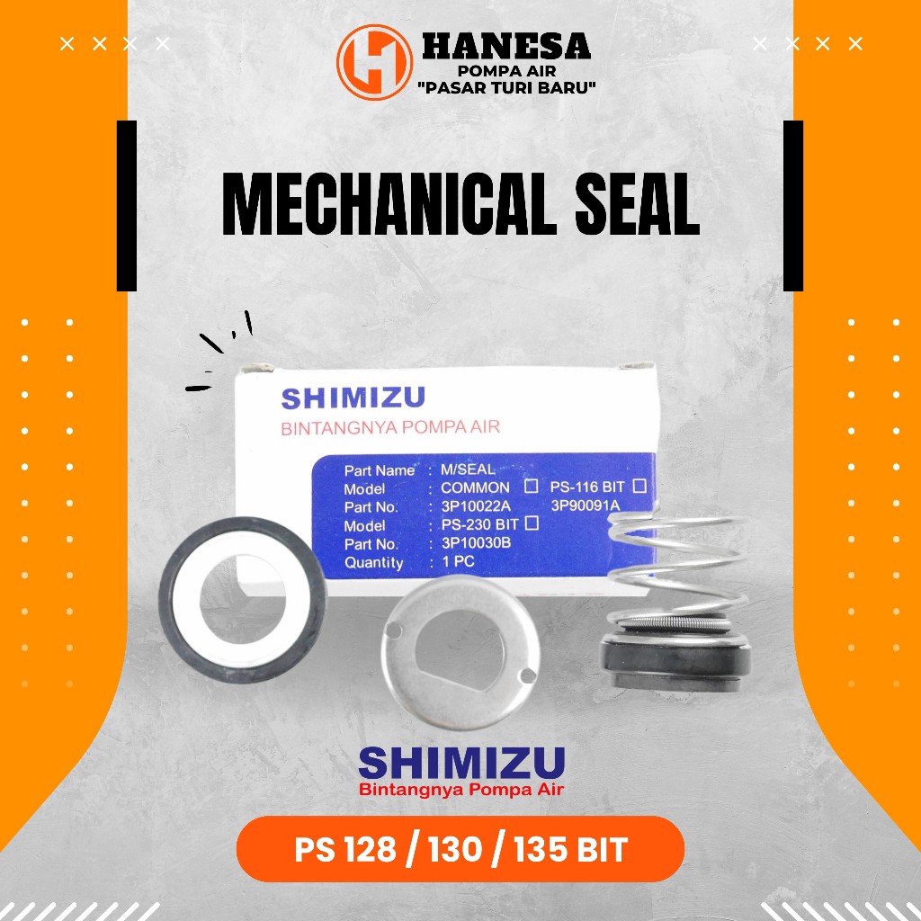 Jual MECHANICAL SEAL SHIMIZU PS 128 BIT / 130 / 135 (M Seal Shimizu ...