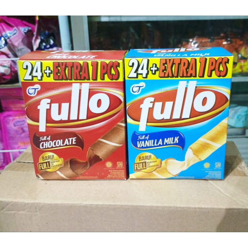 Jual Fullo wafer roll Box isi 24+1pc*7gr | Shopee Indonesia