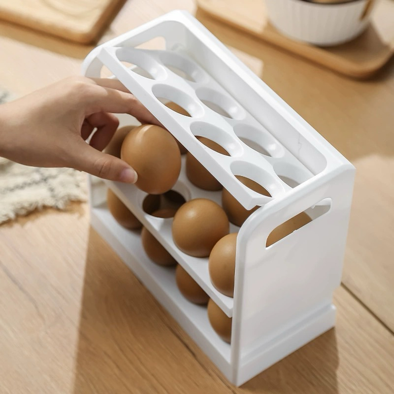 Jual Rak Organizer Tempat Penyimpanan Telur 3 Tingkat - 3 Layer ...