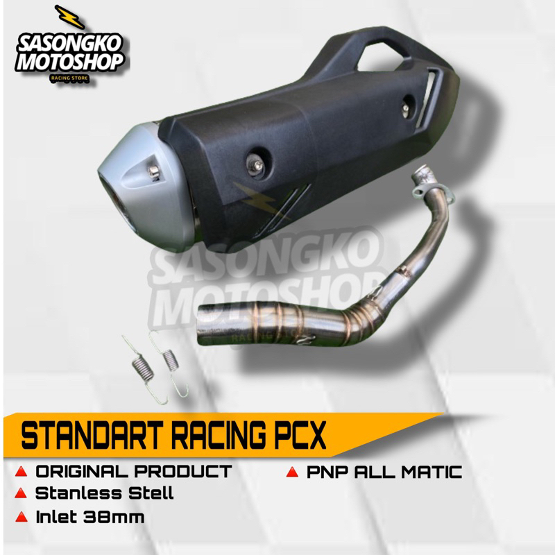 Jual KNALPOT STANDART RACING PCX 160 PNP PCX 150 NMAX AEROK VARIO 160 ...