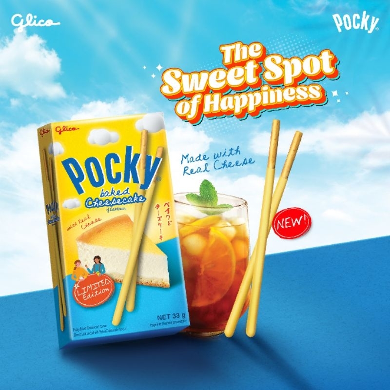 Jual Pocky Limited Edition Halal (Cheese Cake, Surprise Me Flavor, Yuzu