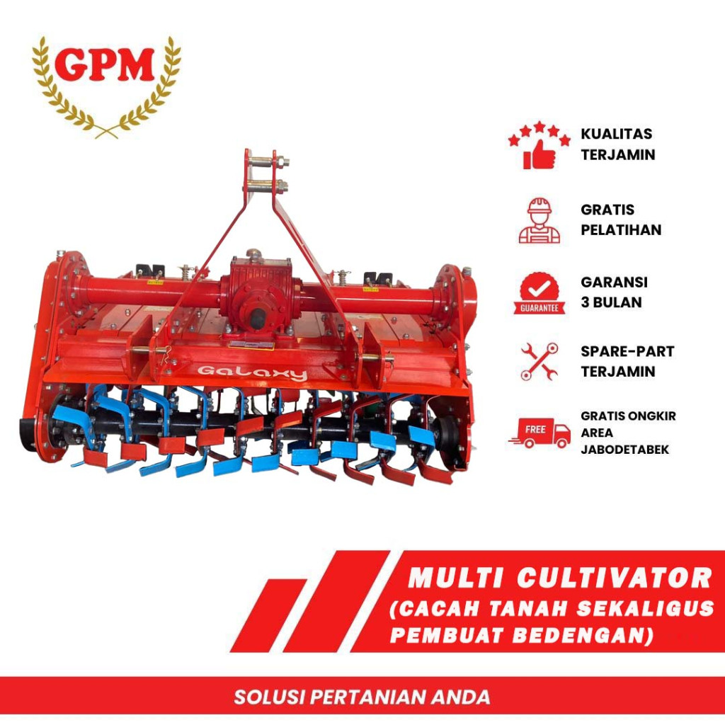 Jual Implemen Traktor Multi Cultivator (Rotary Pengolah Tanah dan ...