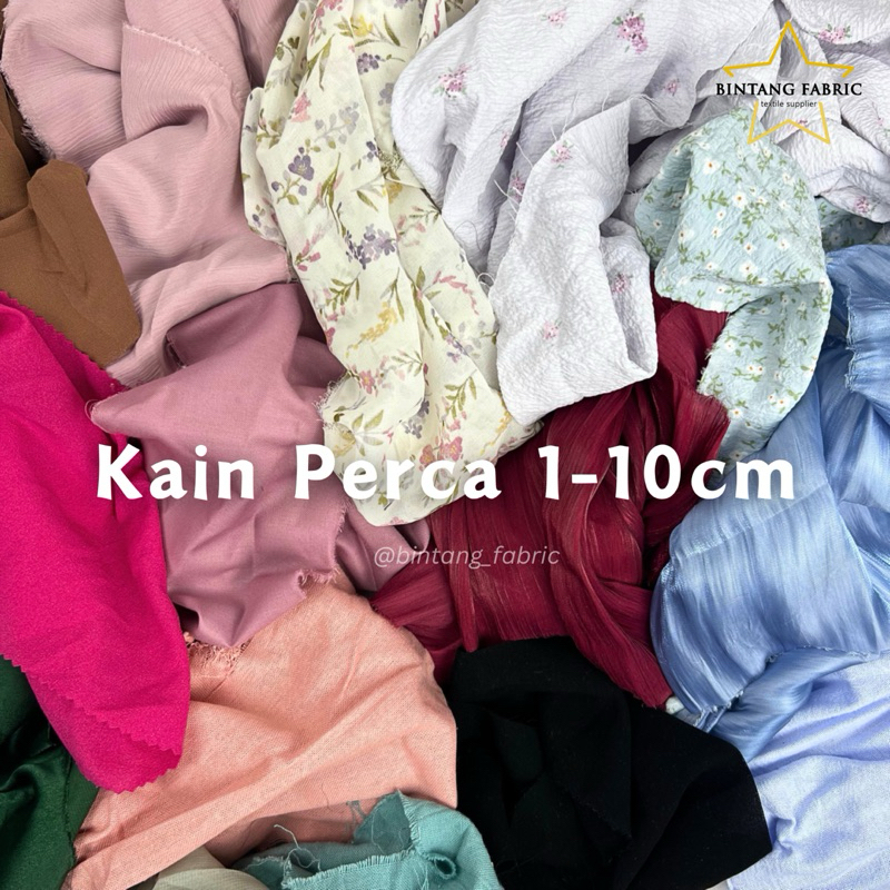 Jual Bahan Kain Perca Kiloan ± 1 kg (Random) | Shopee Indonesia