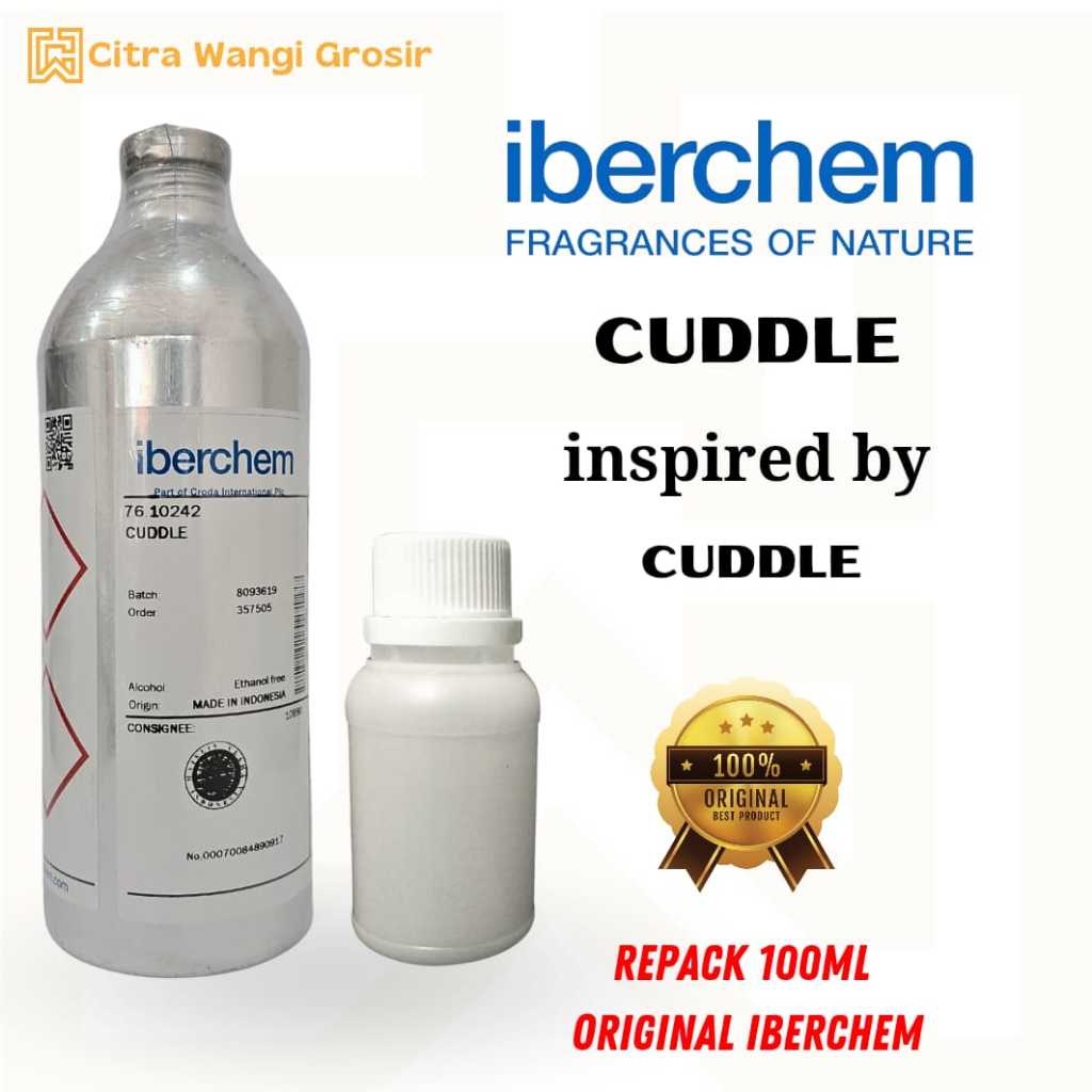 Jual (100 GR ) CUDLE CUDDLE BY IBERCHEM REPACK 100 GR. PARFUM BEDAK ...