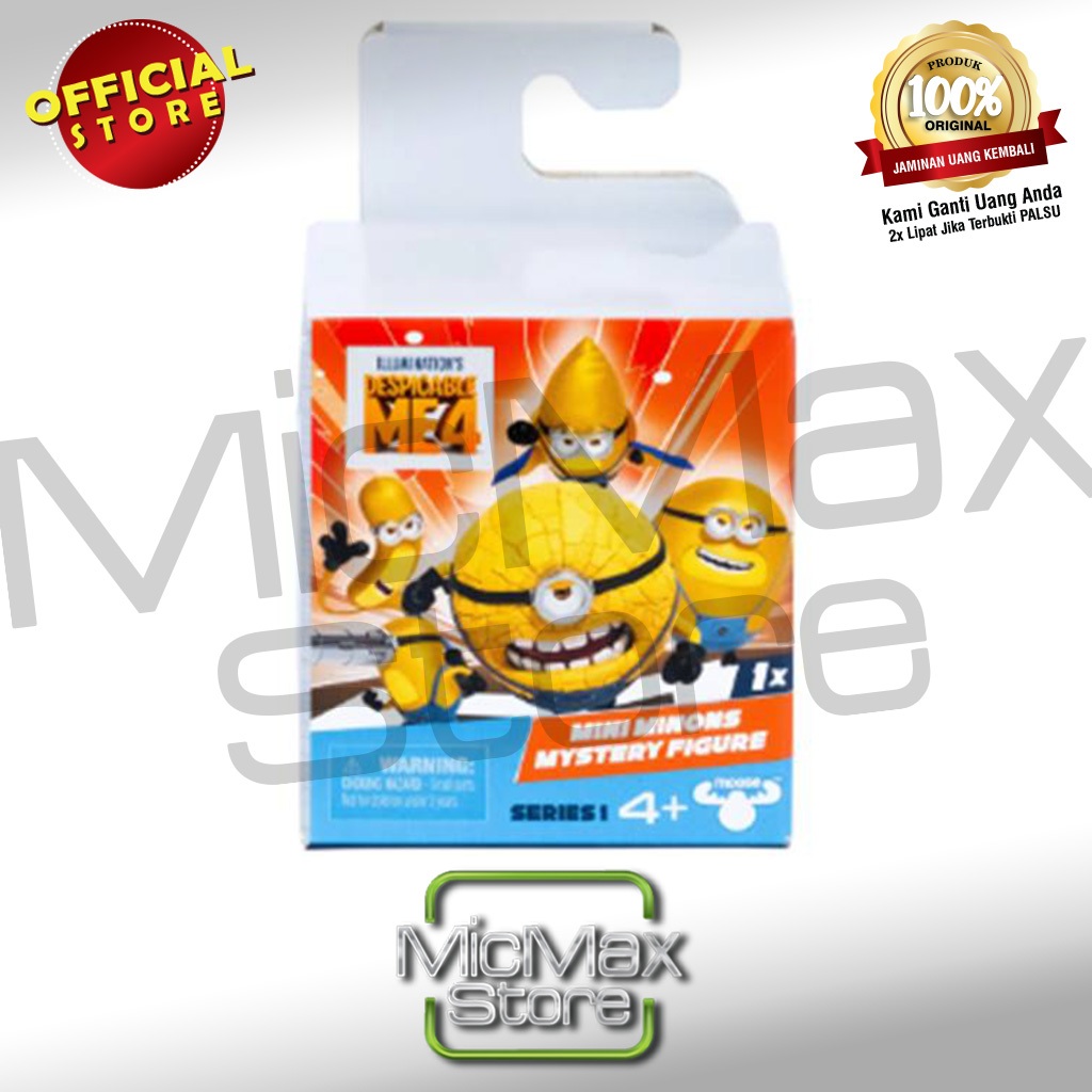 Jual Minions Despicable Me4 ME 4 Mini Minions Mystery 2 inch Figure ...