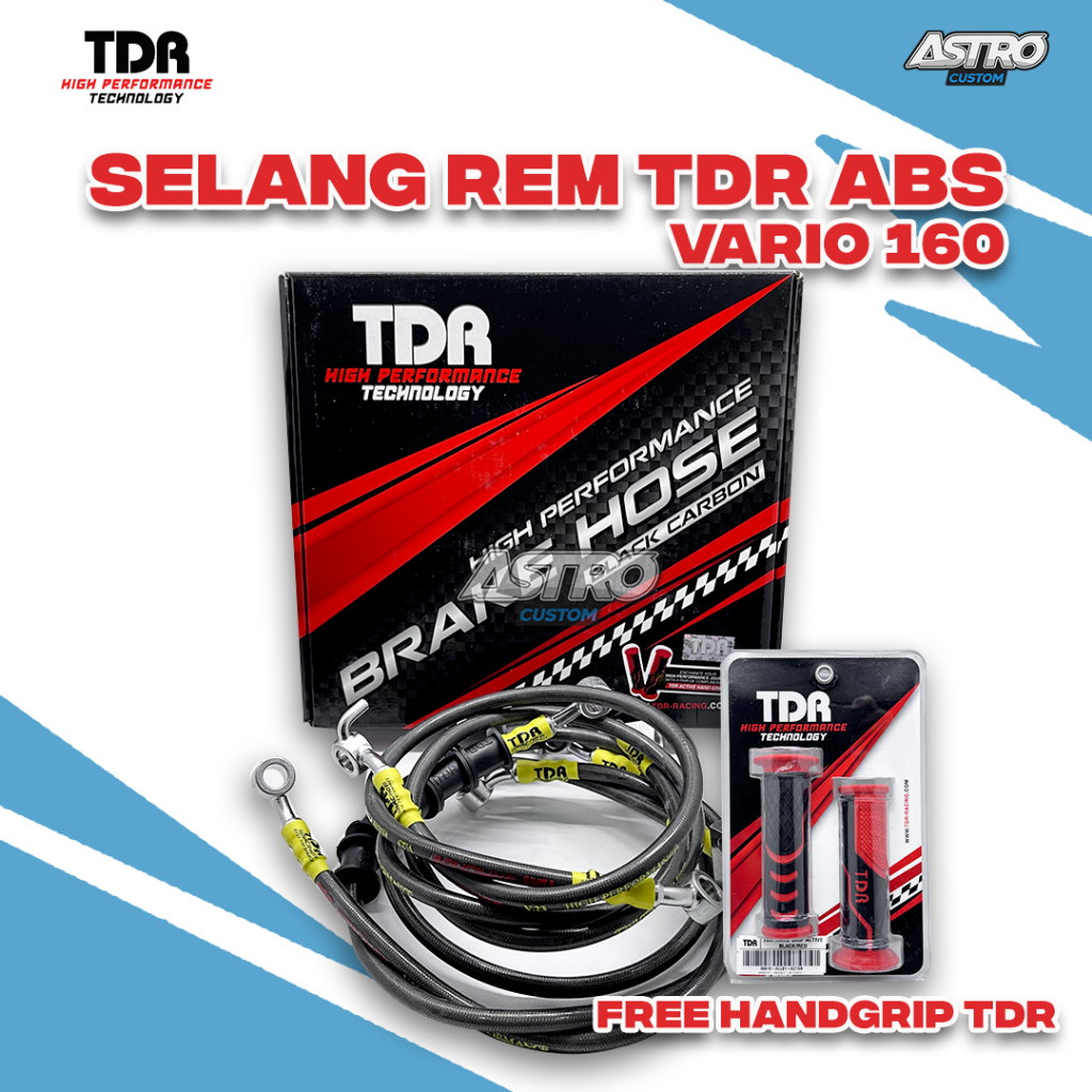 Jual Selang Rem Tdr Vario Abs Set Depan Belakang Brake Hose Black Carbon Original Racing Cvt