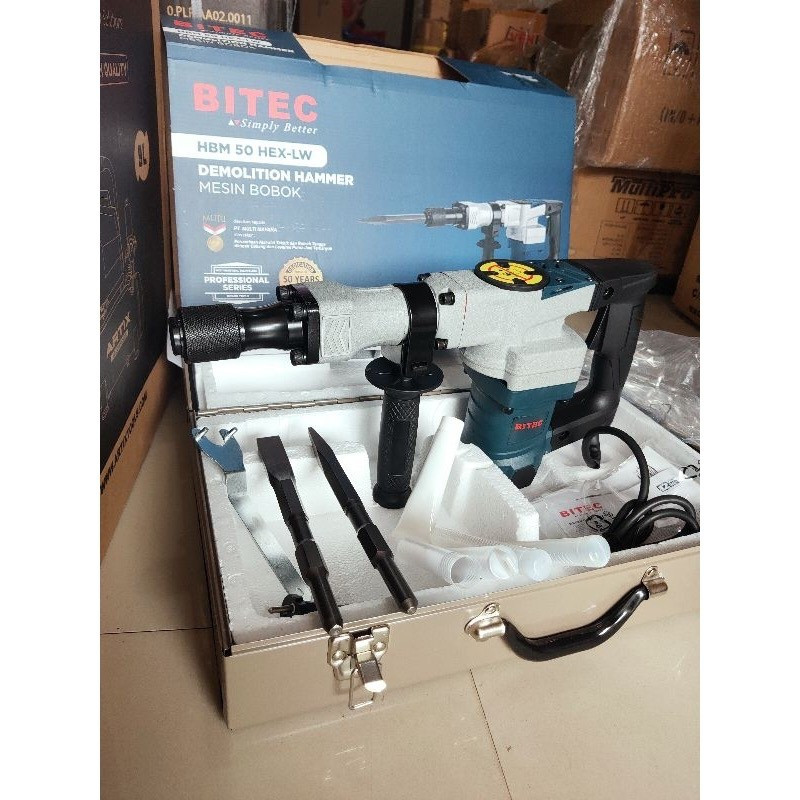 Jual Mesin bobok tembok beton BITEC HBM 50 HEX - LW Demolition hammer ...