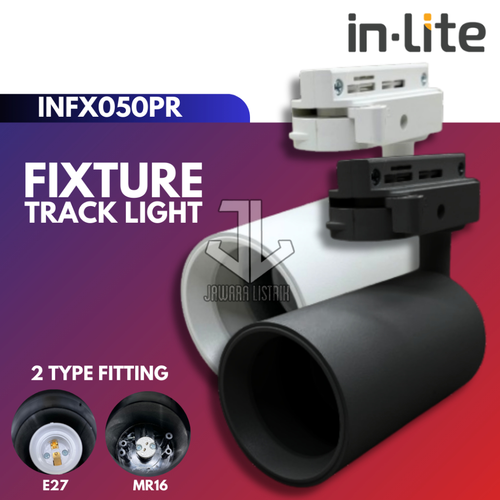 Jual IN-LITE INLITE INFX050 KAP TRACKLIGHT FITTING MR16 E27 | Shopee ...