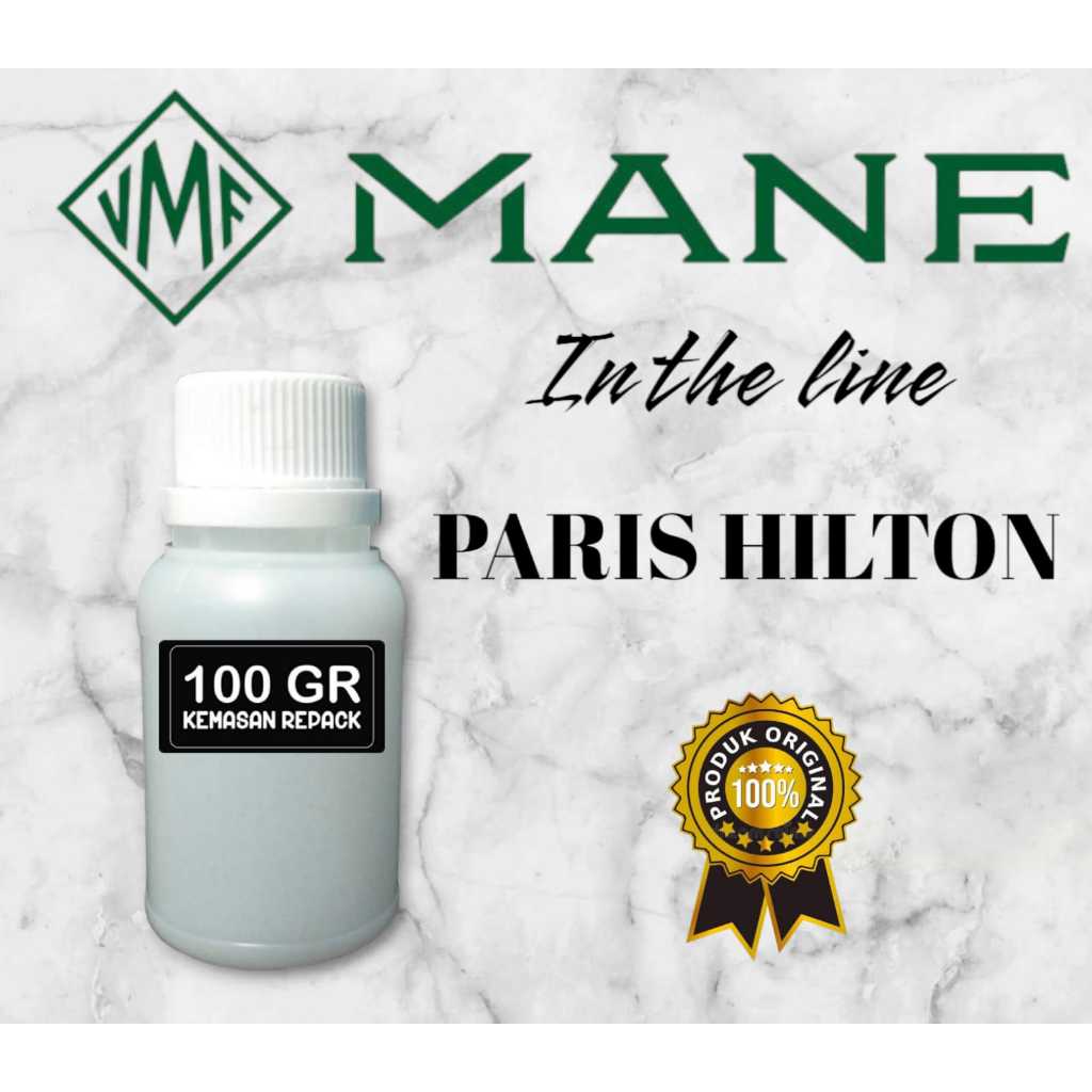 Jual (100 GR) PARIS HILTON BY MANE .REPACK 100 GR BIBIT MURNI PARIS ...