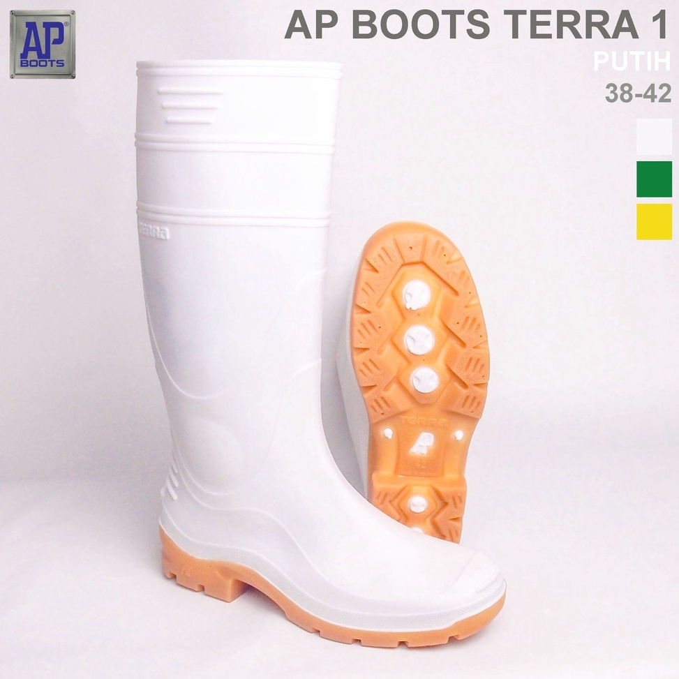 Jual AP Boots TERRA 1 Putih Sepatu Boot PVC KODE S7P3 | Shopee Indonesia