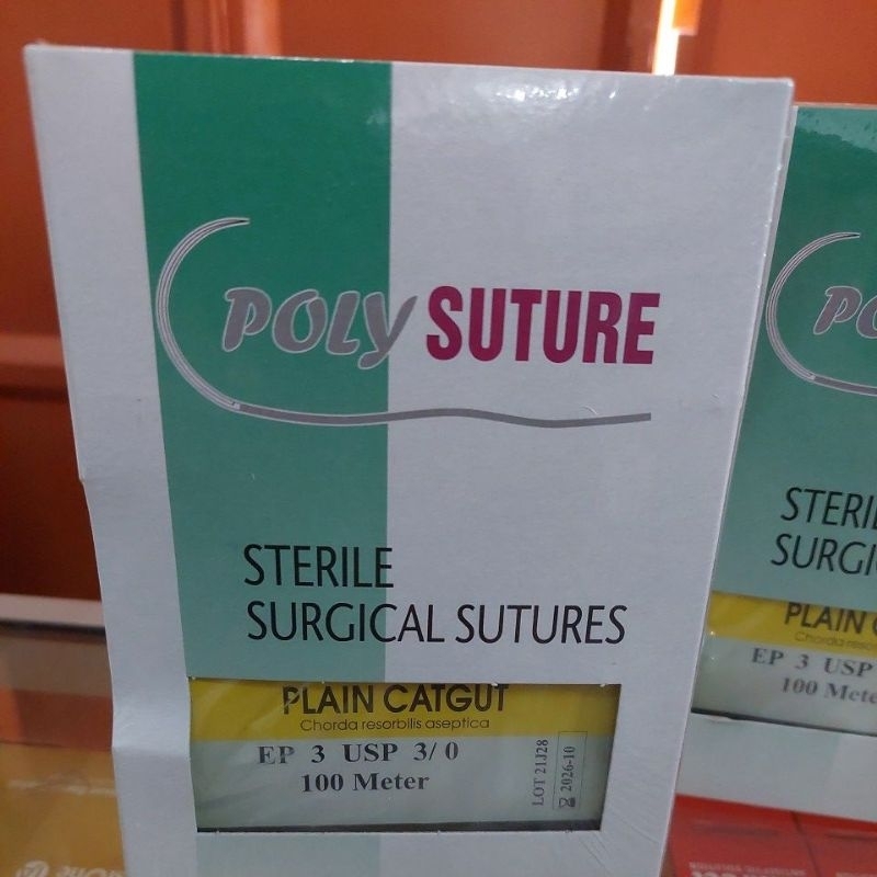 Jual PolySuture plain 3/0 100meter | Shopee Indonesia
