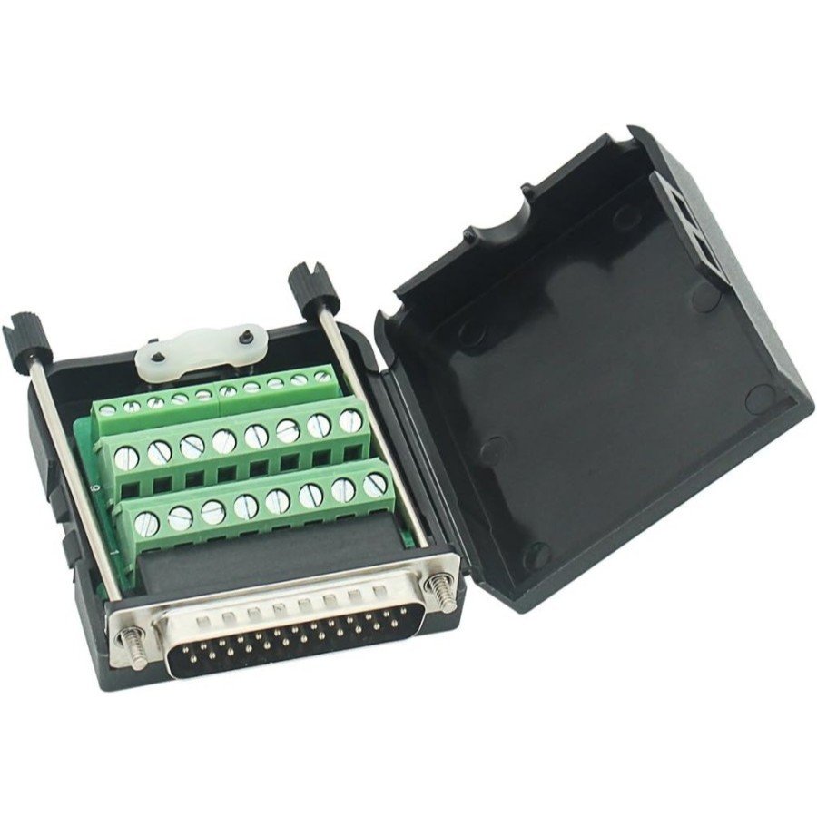 Jual Connector DB25 D-SUB Male Adapter 25-pin Port Adapter to Terminal ...