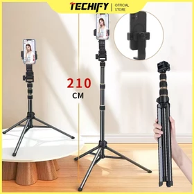 Tersedia Tripod Berdiri Di Lantai Braket Siaran Langsung Phone Holder 1 8M 2 1M Siaran Langsung