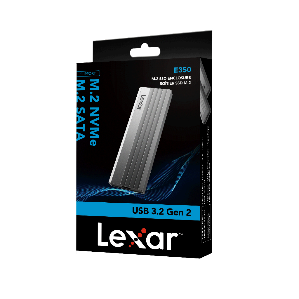 Jual Lexar E350 SSD Enclosure M.2 NVMe / SATA SSD External Case USB 3.2 ...