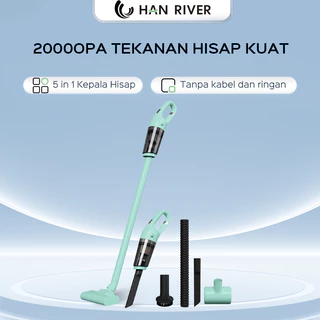 HAN RIVER Vacuum Cleaner 20000Pa 5 In1 Cordless Portable Vacuum Cleaner Penyedot Debu
