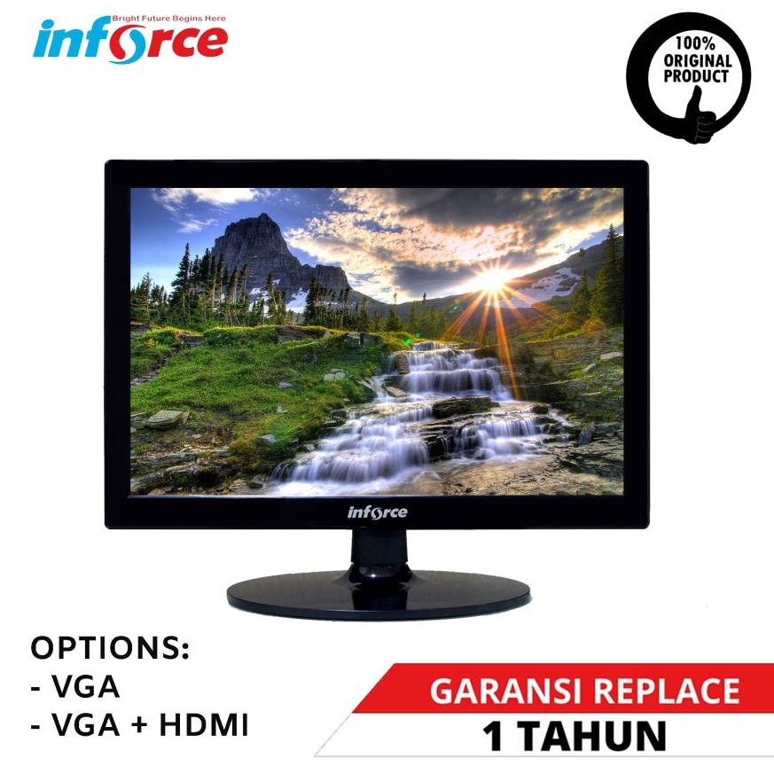Jual Inforce LED 156 Monitor 15 16 Inch Inci VGA HDMI u Z2B3 | Shopee ...