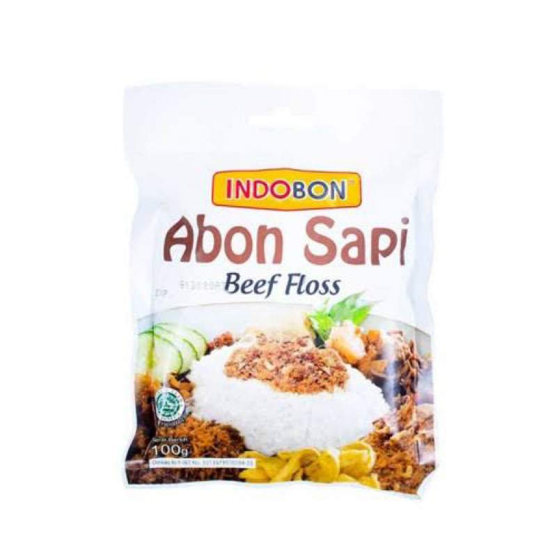 Jual INDO BON Abon sapi Beef Floss 100 Gram | Shopee Indonesia