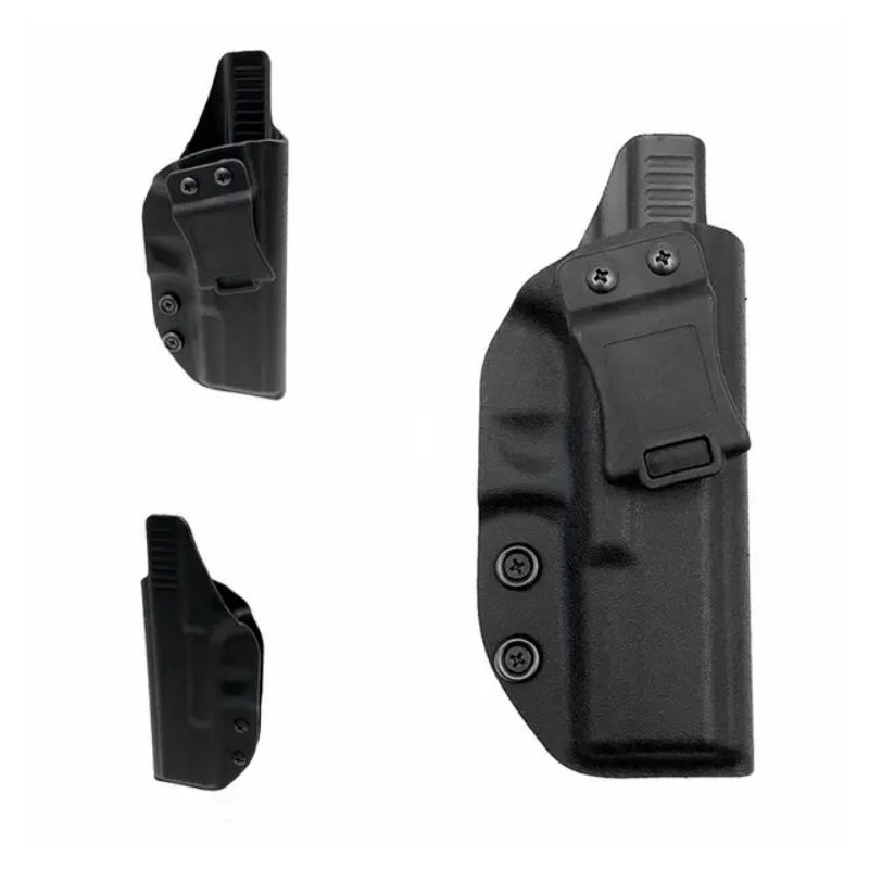 Glock IWB Tactical Hybrid Holster – Für Streamlight TLR-8 SUB – Mattschwarz, Verstellbarer Cant