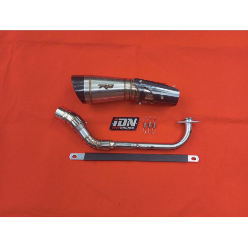 Jual KNALPOT R9 H2 PNP Al MOTOR METIK | Shopee Indonesia