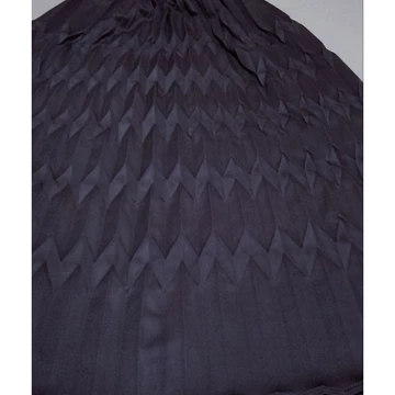 Rok Plisket Daun Padi Maxi Rok Plisket Premium Rok Plisket Nyaman Rok Plisket Panjang Hitam